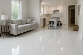 Interior moderno con acabado brillante de piso
